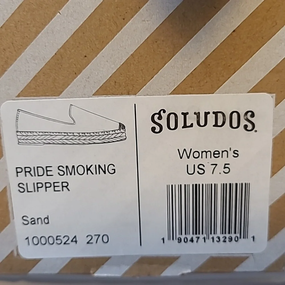 Soludos Pride Slip On  Espadrilles In Natural Sand Color - Picture 9 of 10